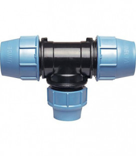 Plast-raccord plastique raccord de serrage piece TE, reduit, Type-PTR 75x50x75