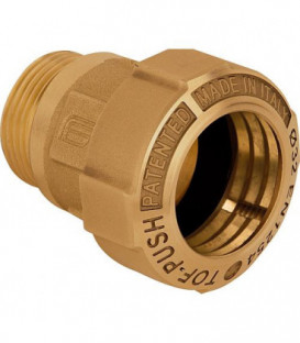 Raccord a vis avec filet male type 861 - 1 1/2"x50mm ne convient pas pour le gaz