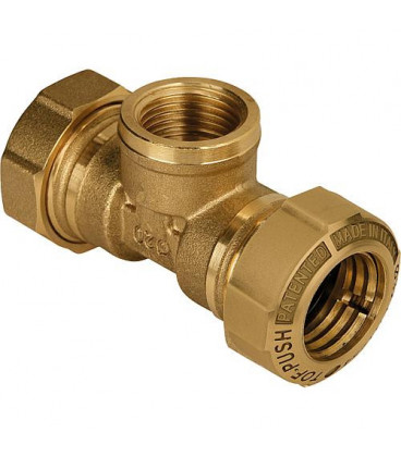 Té PE avec filetage femelle 40 mm x 11/4" ne convient pas pour le gaz