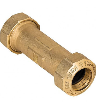 Manchon de reparation 25mm laiton, pour tube PE, certifie DVGW