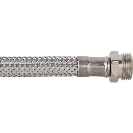 Flexible tresse inox special DVGW 3/8" femelle x male Lg 500 mm