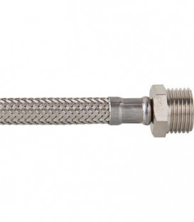 tuyau flexible de raccord 1000 mm XAL-1000/ 1/2" mâle x 3/8" ecrou chapeau", KTW-A