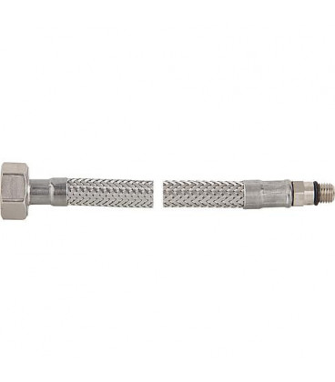 Tuyau flexible de raccord ecrou chapeau 1/2" x M10, KTW-A 350 mm, nipple filete male long