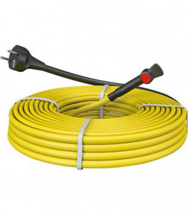 Cable anti-gel pour tube metal pret a l'emploi avec thermostat 6 m - 60W