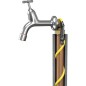 Cable antigel pour tube metal pret a l'emploi avec thermostat 14 m - 140W