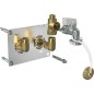 Kit Robifix sous evier + robinet machine a laver, a sertir 60 mm F1/2" Kit Robifix sous evier + robinet machine a laver, a sertir 60 mm F1/2"