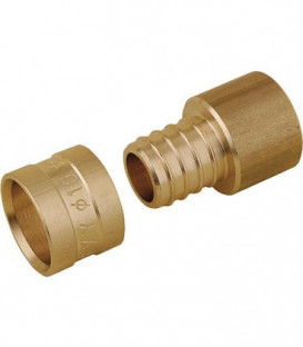 Raccord pour tube P.E.R. Union a glissement P.E.R - Cuivre DN 12 - CU 12