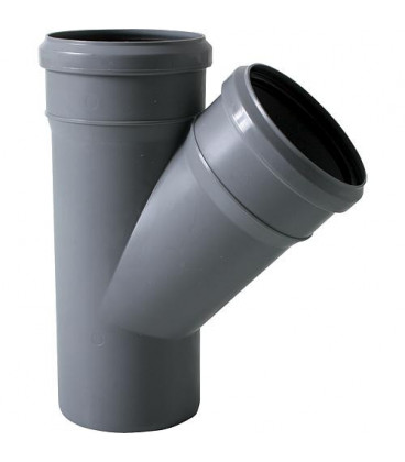 Raccord Y HT DN 100x50 - 45°