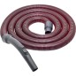 Tuyau flexible aspiration 10,0 m noir/rouge,sans interrupteur marche/arrêt