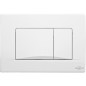 Plaque de commande Ecko Evenes - pour WC 189 blanche