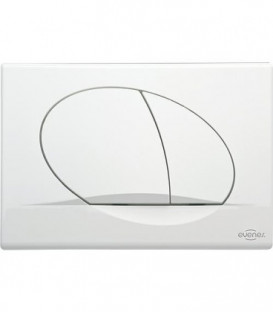 Plaque de commande ELWA Evenes - pour WC 189 blanche