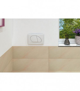 Plaque de commande ELWA Evenes - pour WC 189 blanche