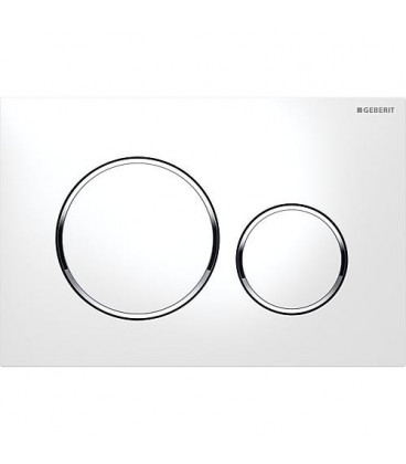 plaque de commande Sigma 20 blanc/chromÉ/blanc plaque de commande Sigma 20 blanc/chromÉ/blanc
