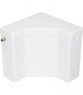 Reservoir de chasse d'angle 1 quantite avec tuyau de refoulement complet