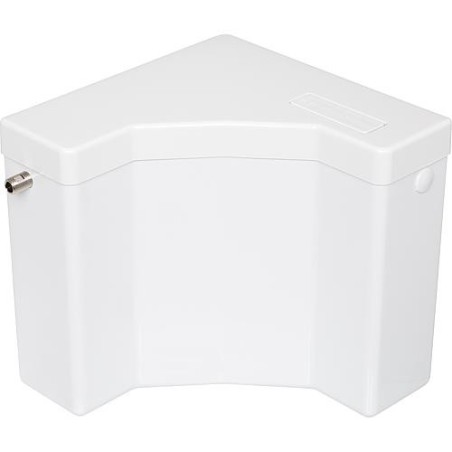 Reservoir de chasse d'angle 1 quantite avec tuyau de refoulement complet
