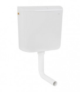 Réservoir de chasse en saillie Geberit AP110, bouton Start/Stop blanc