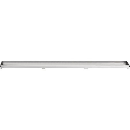 Insert pret a recevoir du carrelage 1000mm pour Evenes inox caniveau de douche