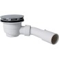 Couvercle pour ecoulement de bac a douche 93 010 91, chrome, 90 mm