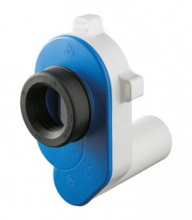 Siphon d'aspiration PE p. urinoir sortie horizontale pour tube 50 mm avec joint