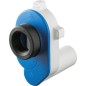 Siphon d'aspiration PE p. urinoir sortie horizontale pour tube 50 mm avec joint