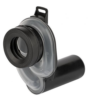 PE-Urinoir-siphon d'ecoulement sortie horizontale DN50 avec ouverture d'inspection