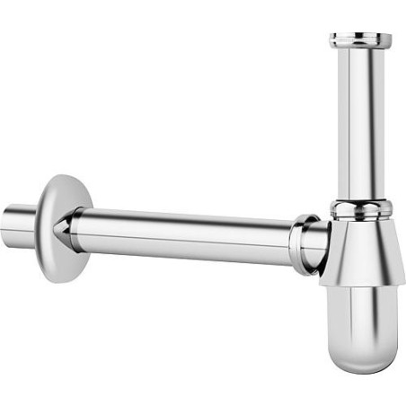 Siphon bouteille laiton chromé 11/4" DN 32 controle DIN