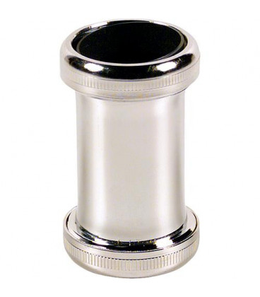 accouplements laiton chrome 32 x 32 mm, avec 2 joints coniques