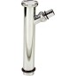 Tube ajustable 32x200mm avec raccord cannelé DN 20 (3/4") laiton chromé