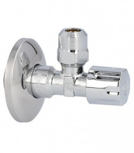 Vanne d angle Schlösser 1/2"x3/8"x10 - avec bague teflon filetage male auto-étanche