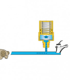 Amortisseur coup de belier 1/2" filetage mâle
