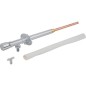 Robinetterie exterieur anti-gel raccord DN 15(1/2") avec aerateur tete cle a pipe