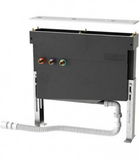 Cadre de montage pour 3-5-trous montage bord carrelage avec boite flexible + plaque support robinetterie