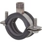 Collier a deux boulons EUROFIX Acier inox A4 3/4" 26-30 mm M8+M10