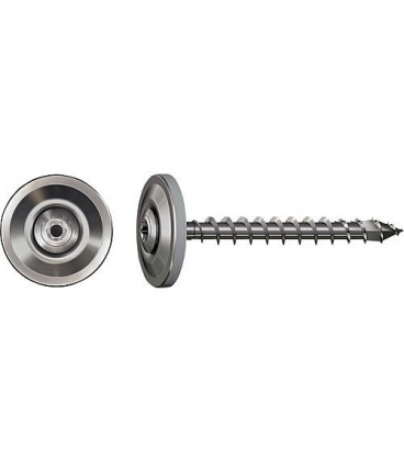 Vis étanches A2 filetage complet, T-Star Plus 4,5x25 mm, UE 75 pieces