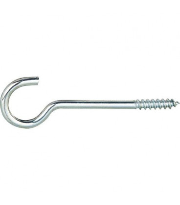 Crochet p plafond zingue 3,9 x 80 Emballage 100 pieces