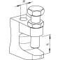 Pince de fixation diam. 11 mm