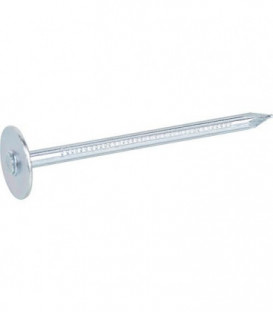 Clous acier avec tete rondelle 3,5x50 250 pieces