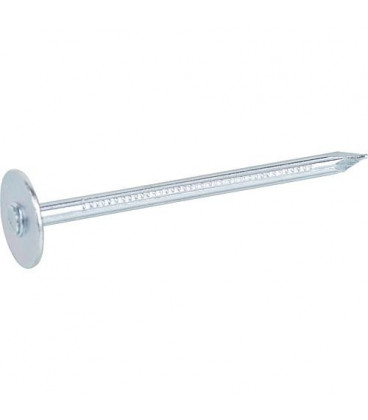 Clous acier avec tete rondelle 3,5x50 250 pieces