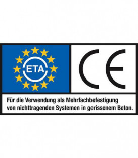 Cheville d'ancrage EA II M8x40 sachet de 50