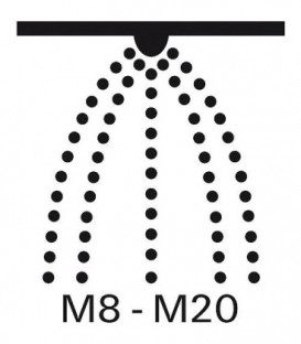 Cheville d'ancrage EA II M8x40 sachet de 50