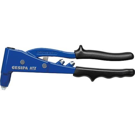Pince a rivets borgnes Gesipa NTX-F avec branche en acier et transmission avec ressort d ouverture