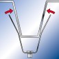 Support trapezoidal M 8