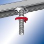 Boulon a tete rectangulaire avec angles abattus FHS CLIX S M12 x 60mm