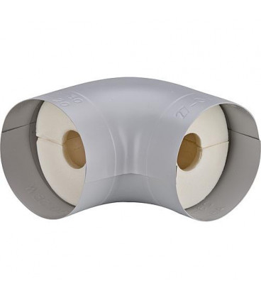 Tube coude isolant S 90° *BG* Mousse PU (100%) plage 5/4" 42 mm épaisseur 40 mm