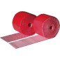 Bande PE autocollante rouge ép 2 mm x larg 100 mm x 3,60 m vendue a l'unité