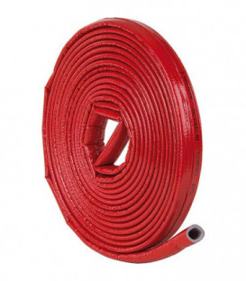 Gaine isolante robuste 12/15 x 4mm, longueur : 10m PE-XT avec protection rouge