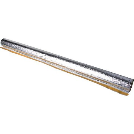 Isolation EnEV laine de roche revetm. alu, diam. 18 mm / 23 mm 35 m / carton