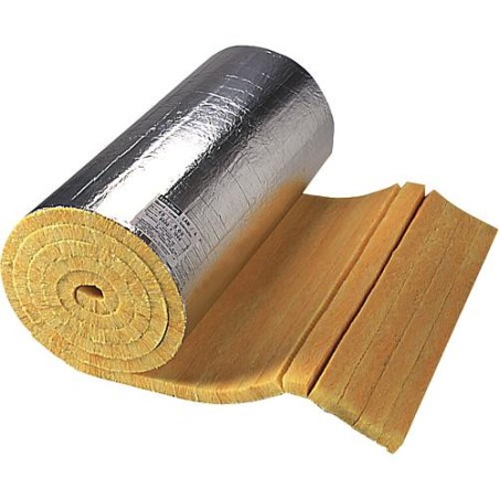 Lamelle en laine de verre, épaisseur d´isolation 40 mm / 6 m²