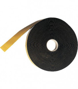 Caoutchouc cellulaire strie l: 25mm epaisseur : 4mm 10 m autocollant
