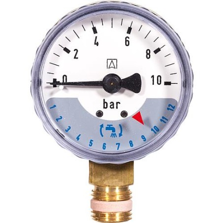 Manomètre 0-10bar M70AF-A10MR